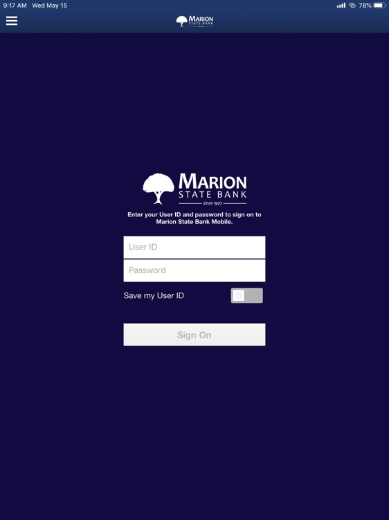 Marion State Bank for iPad screenshot-1