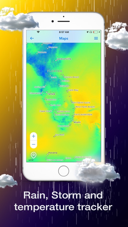Weather and hurricane tracker