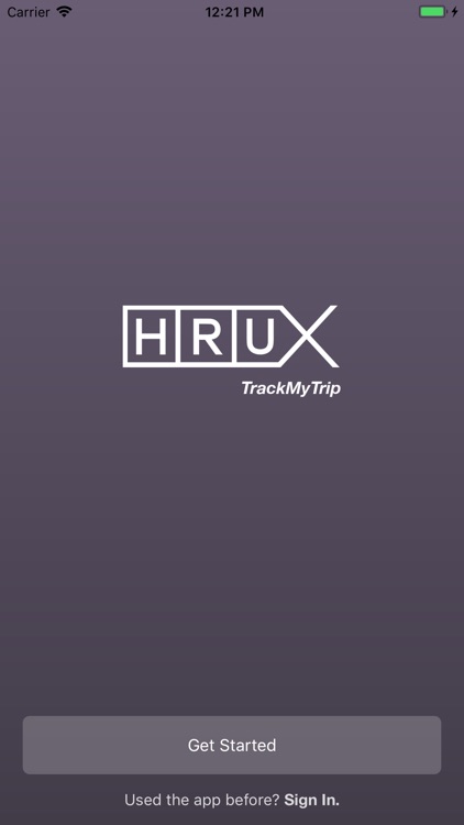 HRUX Track My Trip