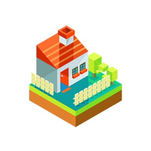 Buildings Houses Stickers iOS App