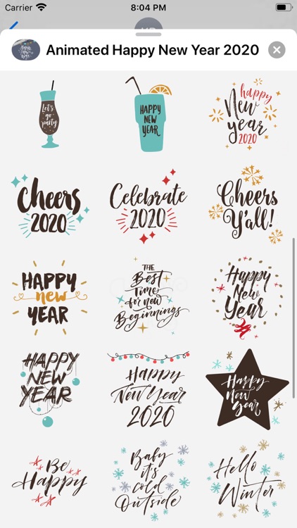 Animated Happy New Year 2020!