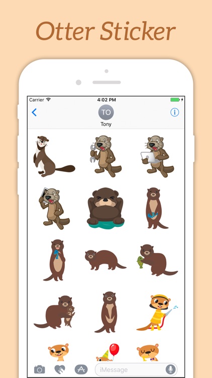 Funny Otters Stickers