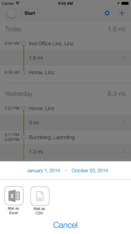 Tour: Automatic Mileage Log screenshot-4