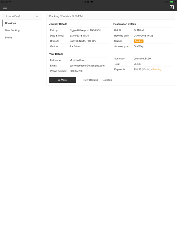 Screenshot #6 pour Airport Cars Hull