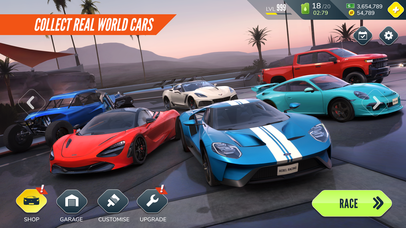 Rebel Racing Hack screenshot 2 - iOS game interface