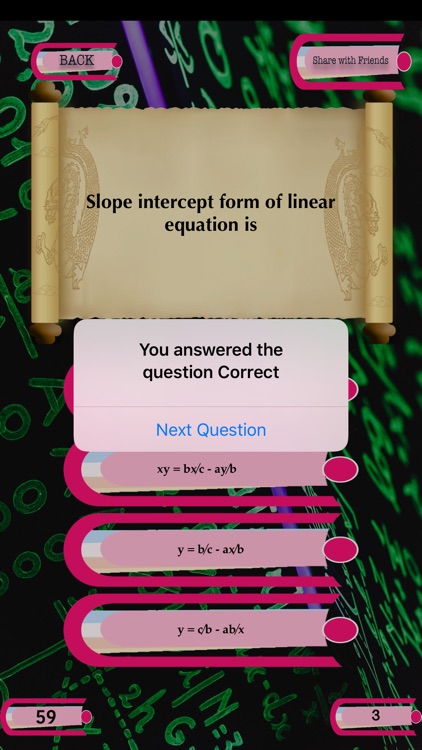 Linear Equation Trivia screenshot-4