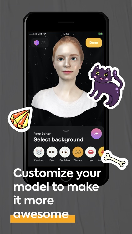 FaceHero - 3D avatar emoji screenshot-4