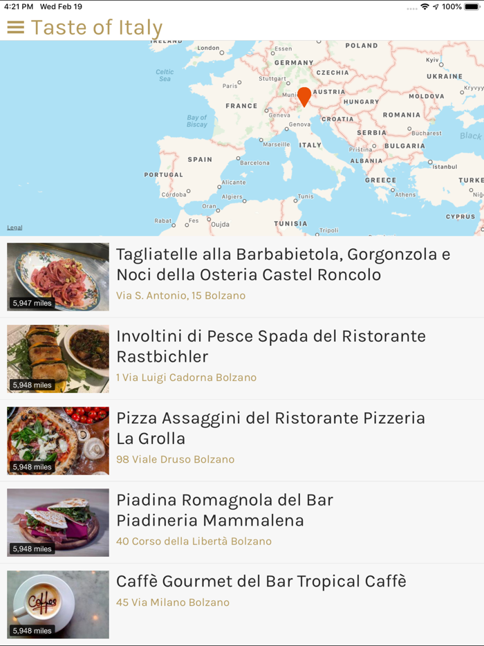 Taste of Italy Bolzano