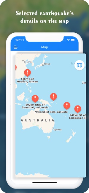 Earthquake Tracker on Map(圖3)-速報App