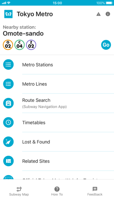 Tokyo Metro App for touristsのおすすめ画像1