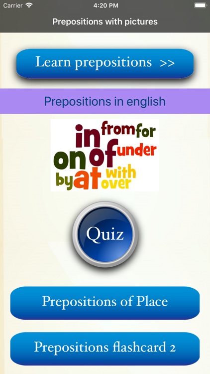 Preposition by picture