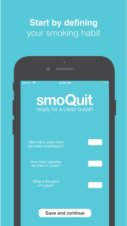 smoQuit - stop smoking now