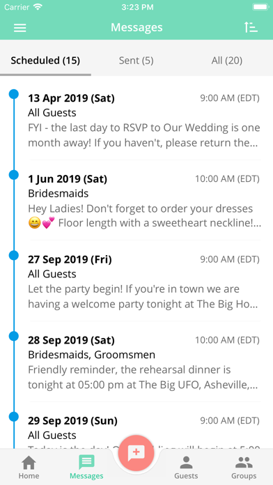 WedTexts - Wedding Texting screenshot 2