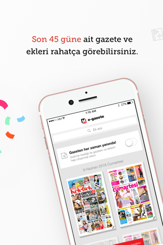 E-gazete - Günlük gazete keyfi - náhled