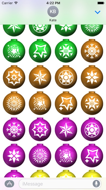 Xmas Balls Stickers