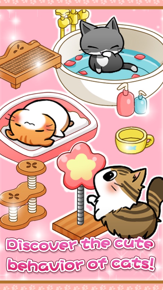 Cat Room Cute Cat Games App for iPhone Free Download Cat Room