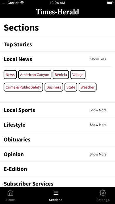 How to cancel & delete Vallejo Times Herald News from iphone & ipad 3