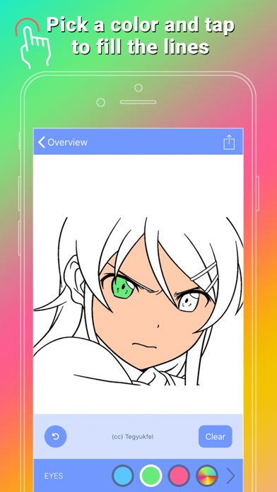 Anime Coloring X screenshot 2