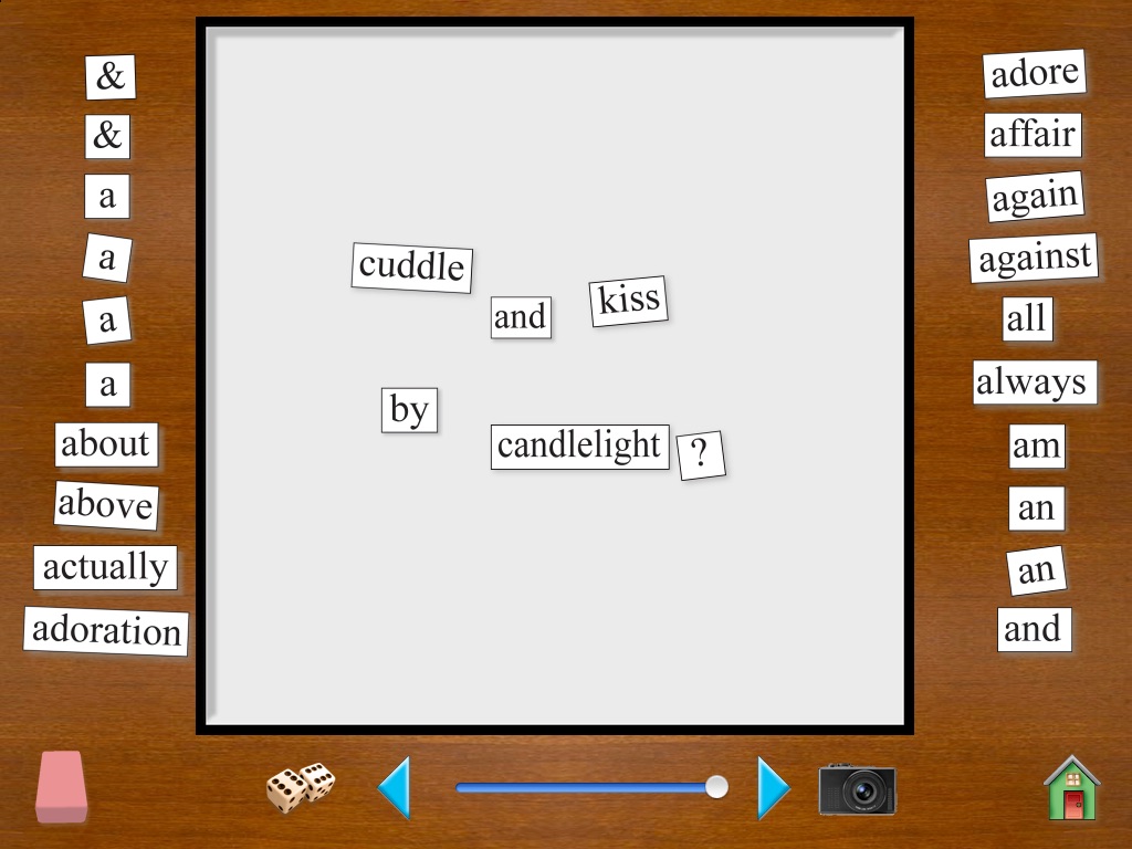 Word Magnets for Lovers screenshot 3