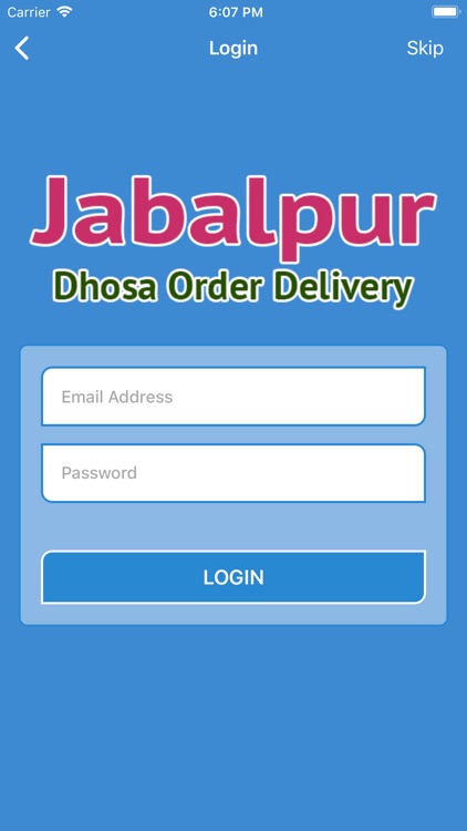 Jabalpur Dhosa Order Delivery