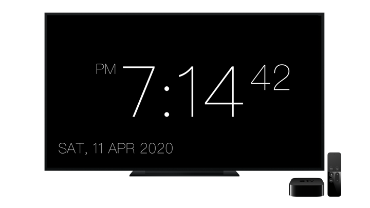 Screenshot #2 pour Minimalist Retro Clock TV