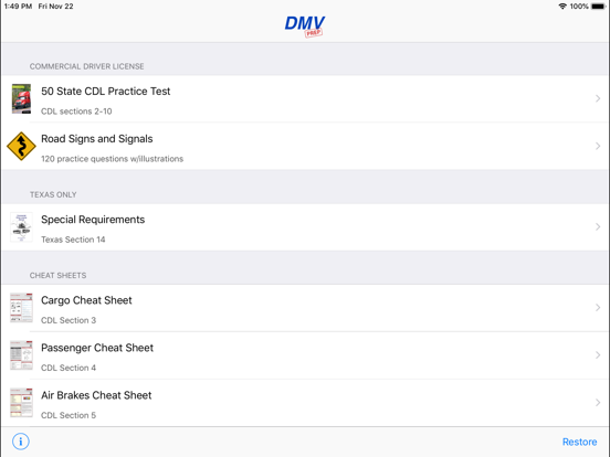 Screenshot #4 pour CDL Test Prep Pro