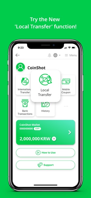 CoinShot 코인샷 - 빠르고 쉬운 해외송금 서비스(圖6)-速報App