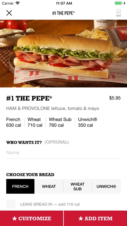 Jimmy John’s Sandwiches