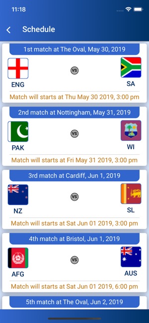 Cricket Guru : Live CWC Score(圖3)-速報App