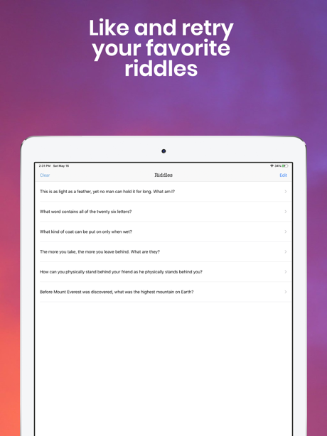 Tips and Tricks for Riddles — One riddle a day