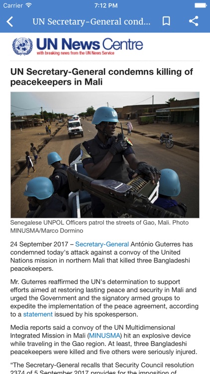 UN News Reader