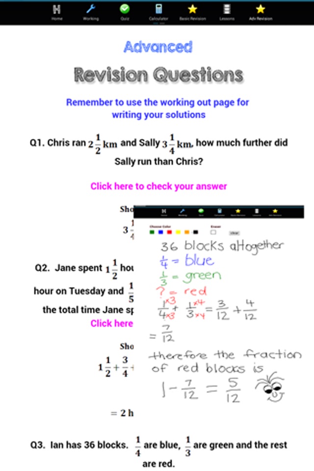 Fractions Part 1 - 6 Math screenshot 3