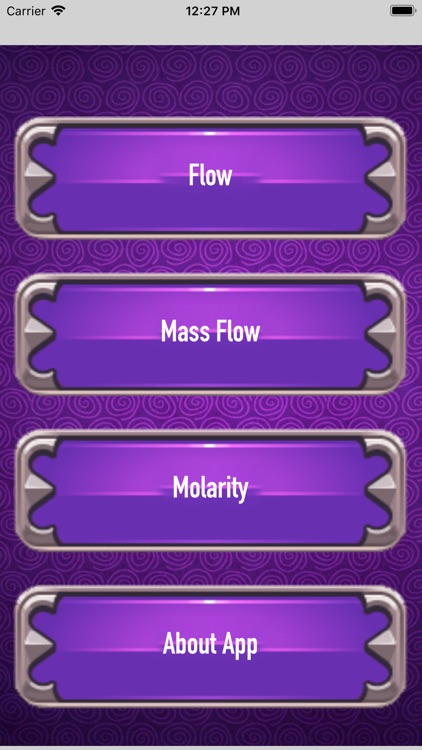 Flow Mass Flow and Molarity Ca