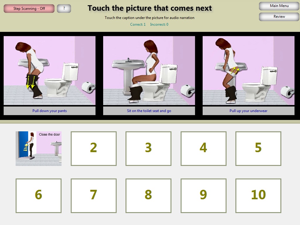 Toileting: Female Adult screenshot 2