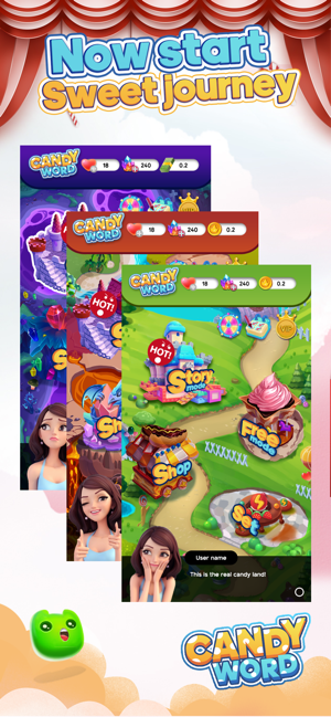 Candy Word: Crossword Games(圖4)-速報App