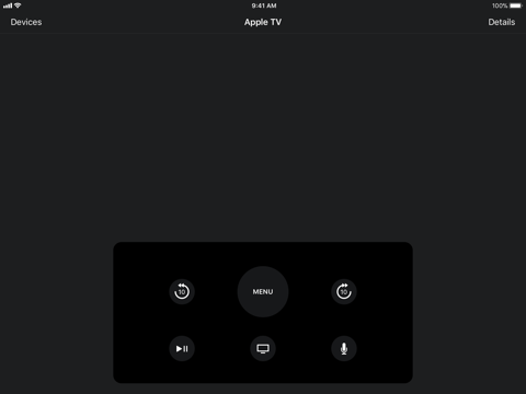 Скриншот из Apple TV Remote