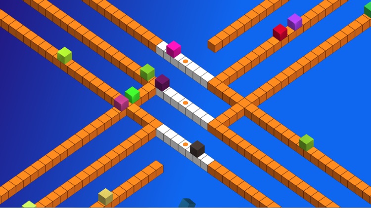 3D Cube Cross way Color Game