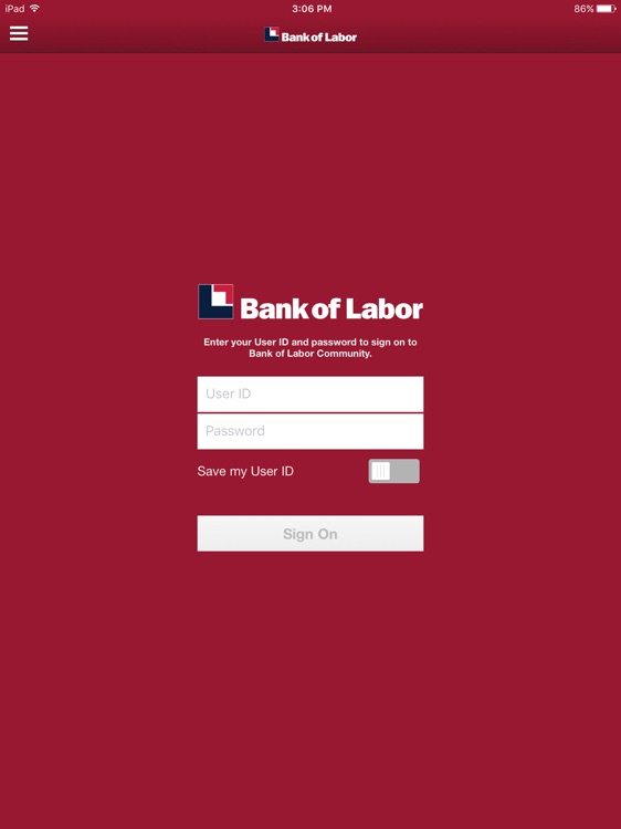 Bank of Labor Community Tablet