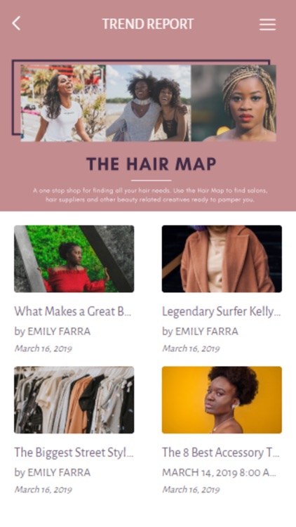 THE HAIR MAP