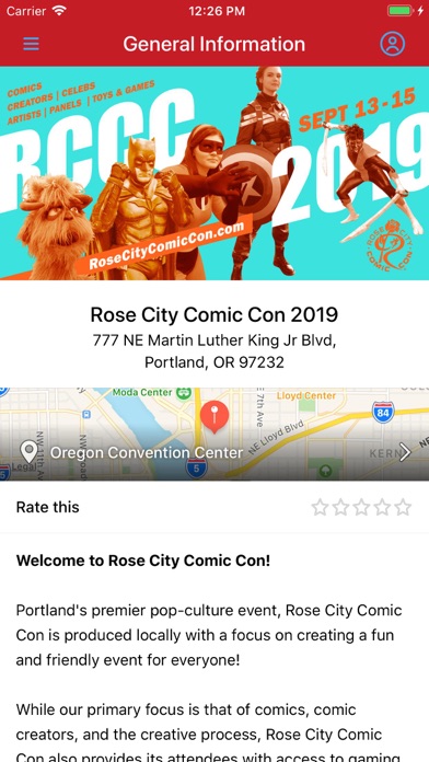 Rose City Comic Con 2019 screenshot 2