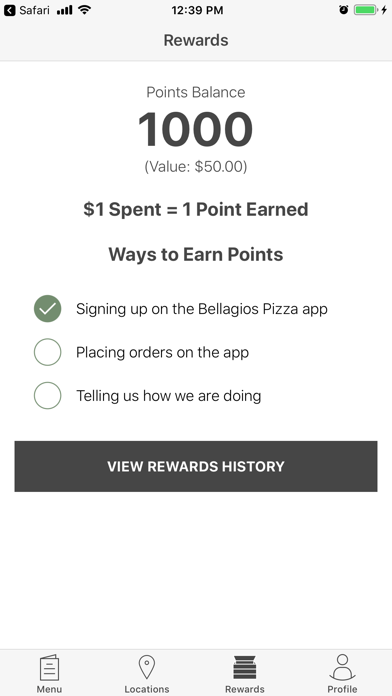 Bellagios Pizza screenshot 4