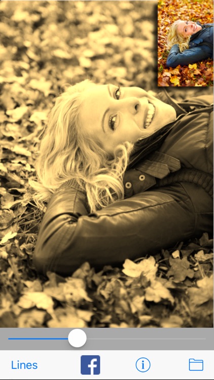 Sepia Shine Pro: filter effect