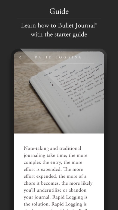 Bullet Journal Companion iphone images