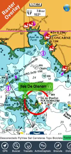Captura 7 AIS Map : Marine & Lake charts iphone