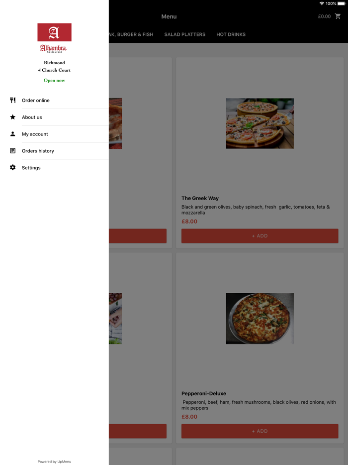 Alhambra Restaurant Richmond