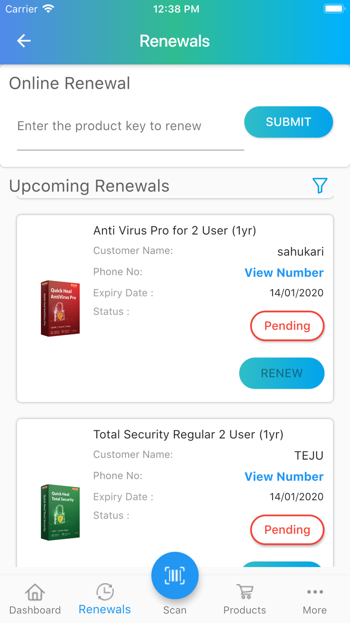 Quick Heal Partner Portal