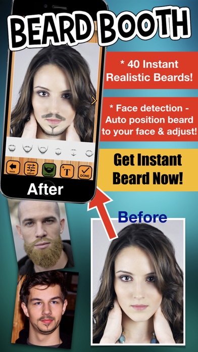 How to cancel & delete Beard Booth - Photo Editor App from iphone & ipad 1