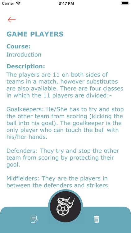 Football Notes screenshot-3