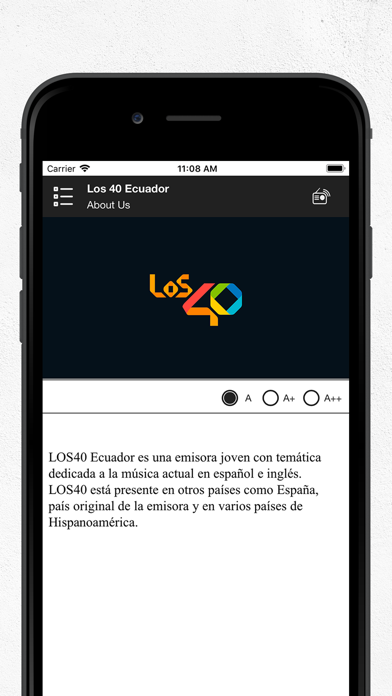 Los 40 Ecuador screenshot 4