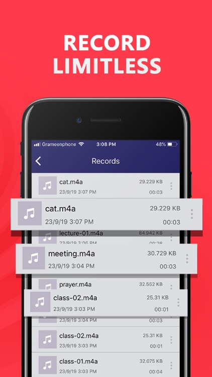 Easy Voice Recorder for iPhone screenshot-3